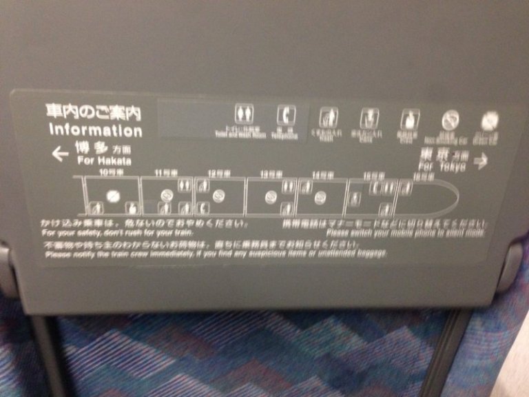 Схема вагону на кріслі