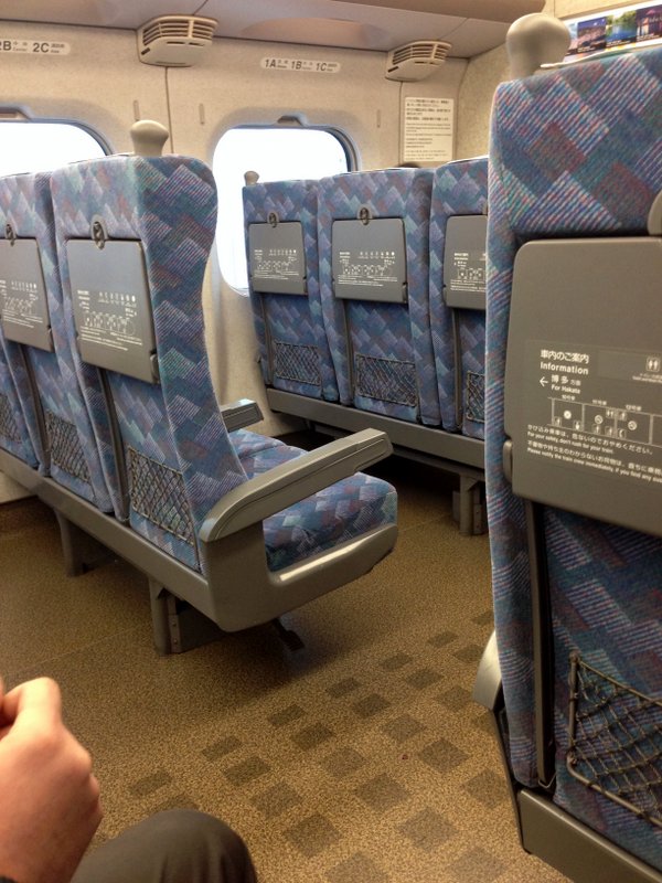 В Вагоні сінкансена