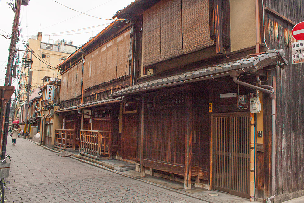 Старинные домики в Гионе